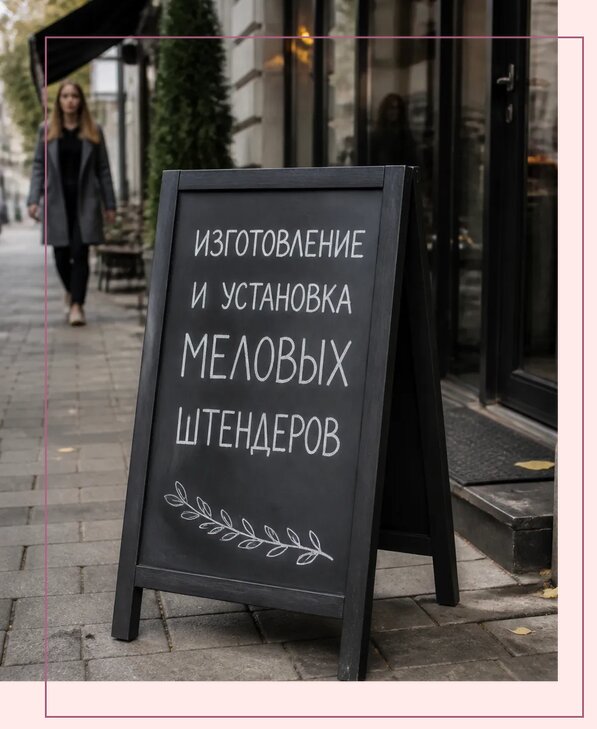 Меловые штендеры в Таре по цене от 6687 р. | Аванза-Тар